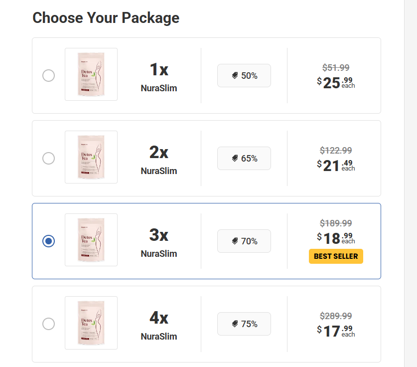 Nuraslim Detox Tea Reviews