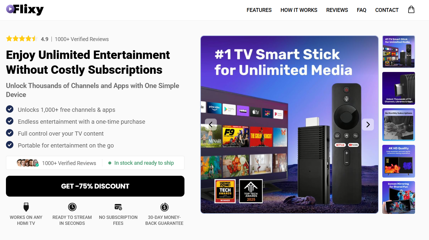 Flixy TV Smart Stick