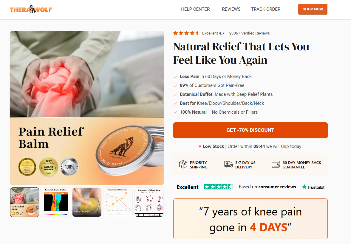 TheraWolf Pain Relief Balm