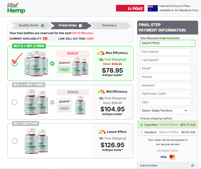 Vital Hemp Gummies Australia